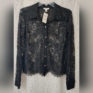 On 34th- Lace Blouse.